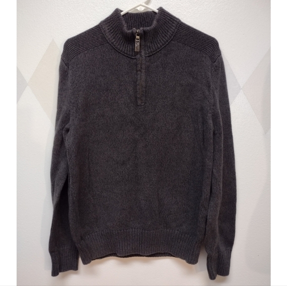 Eddie Bauer 1/4 zip neck long sleeve pullover sweater - Picture 1 of 12